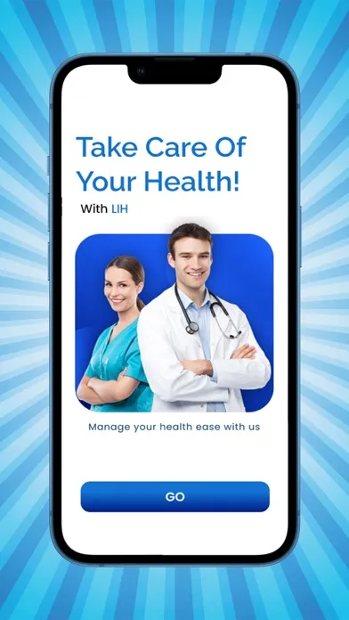 Tangkapan layar LIH Patient Care