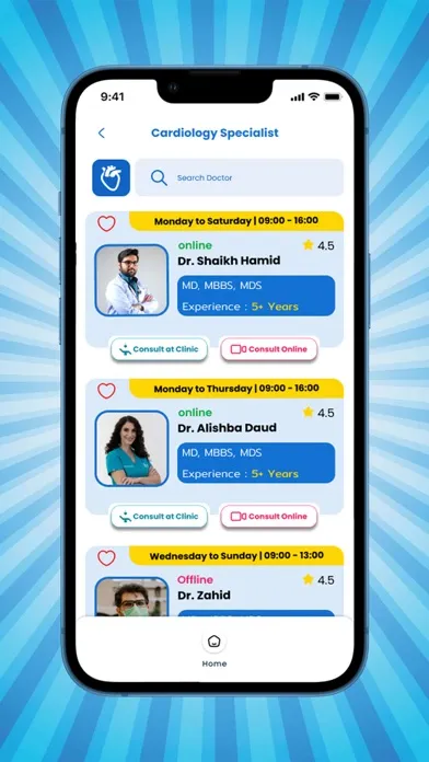 Capturas de pantalla de SMBZAN ICQ Patient Care