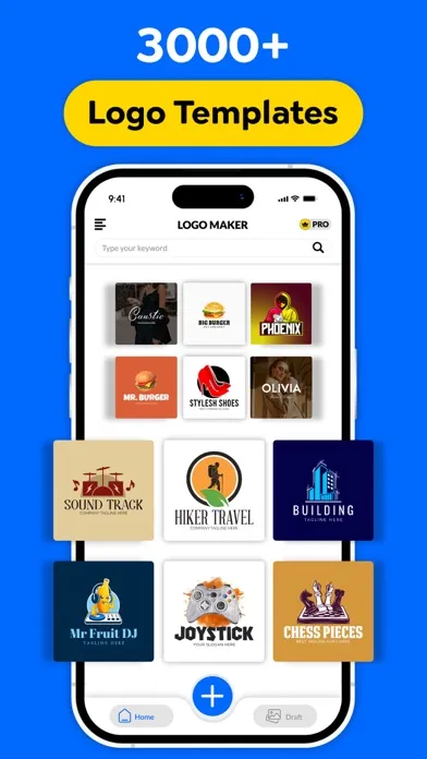 Capturas de pantalla de Logo Maker: Design Creator App