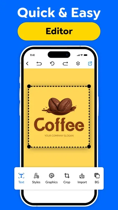 Capturas de pantalla de Logo Maker: Design Creator App