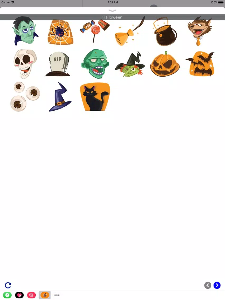 Ảnh chụp màn hình của Event Stickers iPad 