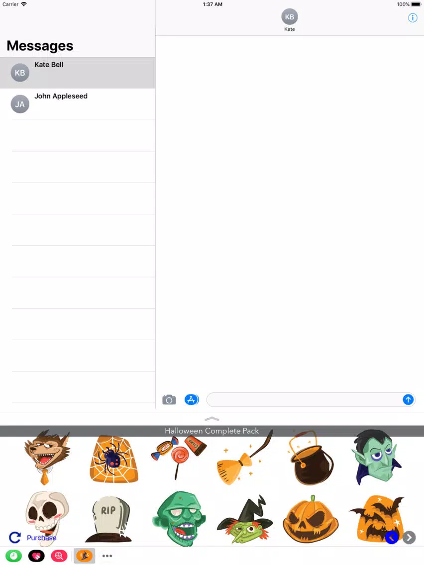 Ảnh chụp màn hình của Event Stickers iPad 