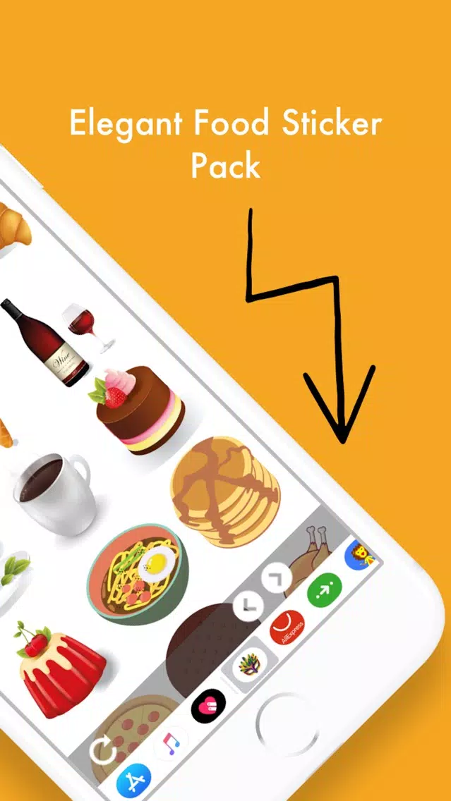 Ảnh chụp màn hình của Event Stickers