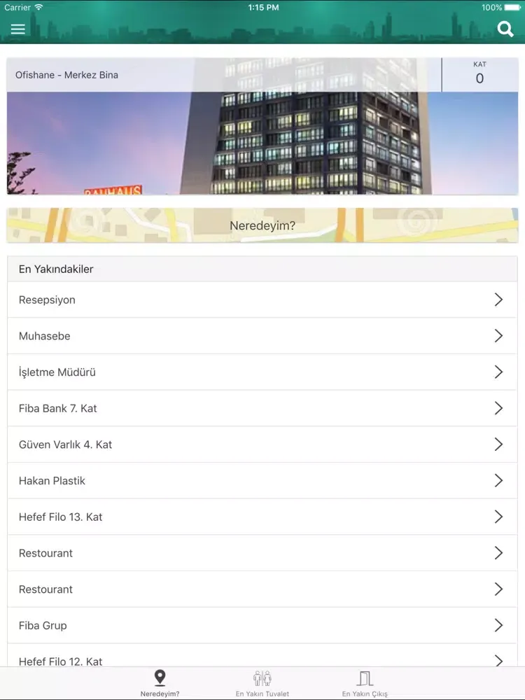 Zrzuty ekranu Fink - Yönlendirme Asistanı iPad 