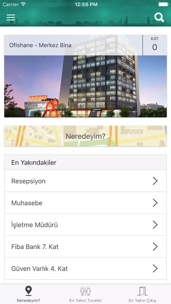 Zrzuty ekranu Fink - Yönlendirme Asistanı