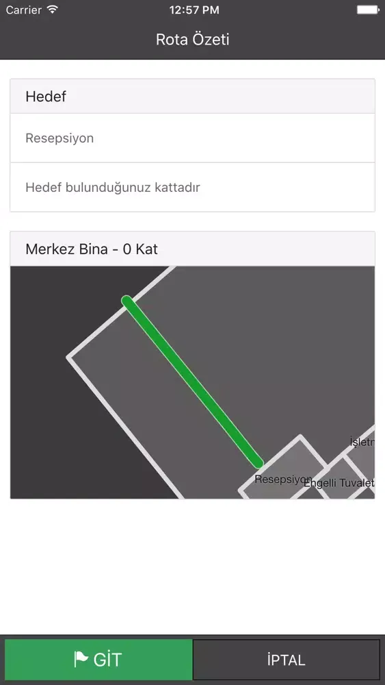 Zrzuty ekranu Fink - Yönlendirme Asistanı