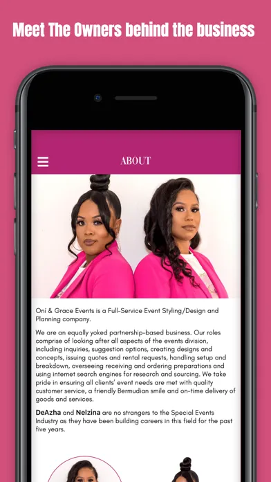 Tangkapan skrin Oni and Grace Events