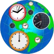 World Clock Time Zones Widget