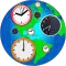 World Clock Time Zones Widget