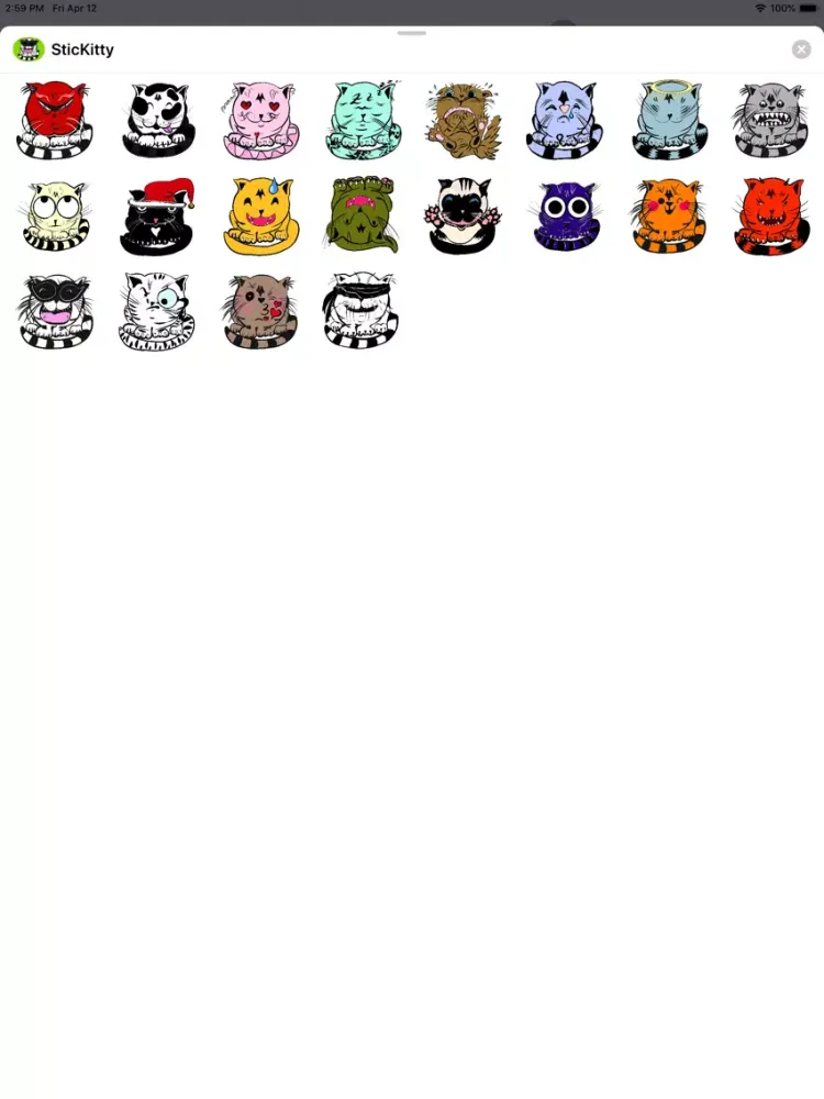 SticKitty iPad 應用截圖