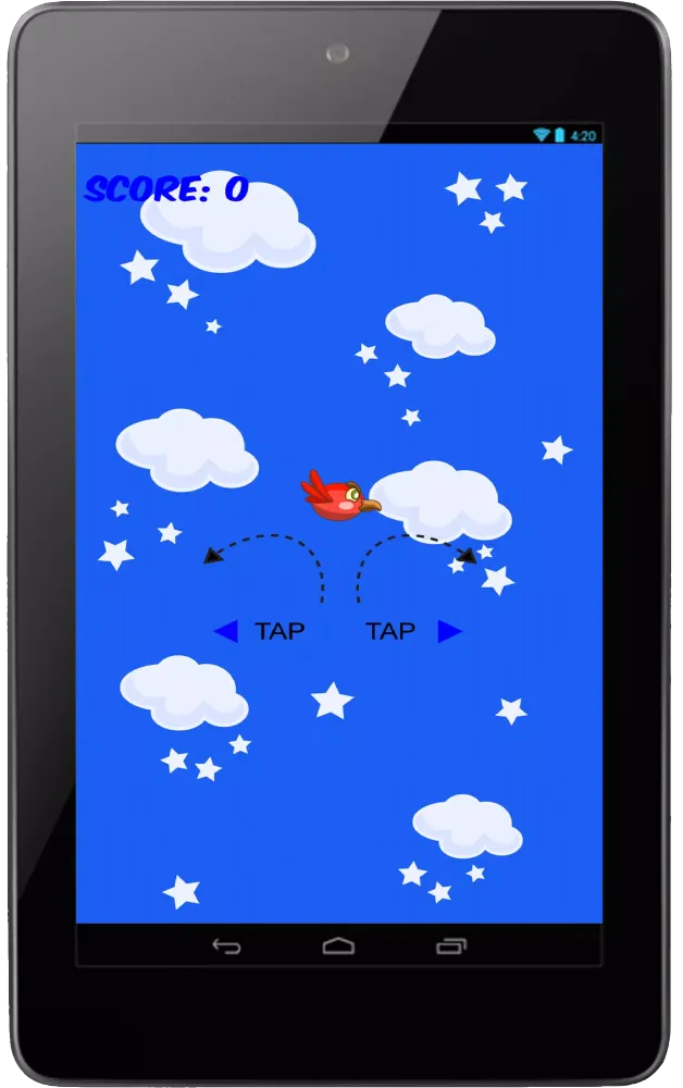 ภาพหน้าจอของ Extreme Hard Flappy Bird