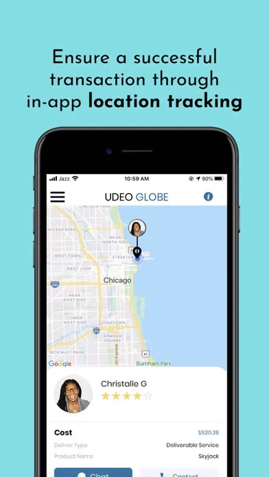 Tangkapan layar Udeo Globe: Sell and Buy Stuff