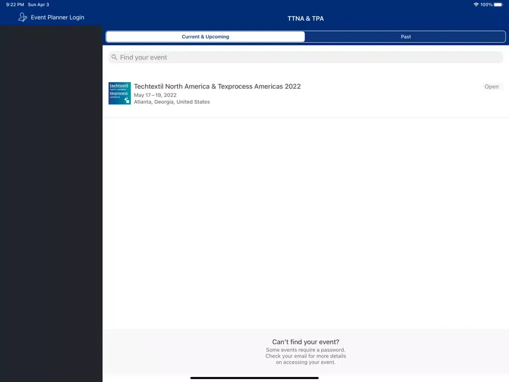 Techtextil North America 2022 iPad  स्क्रीनशॉट