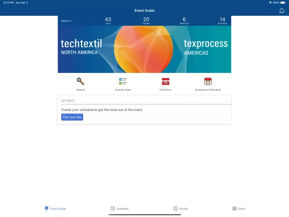 Techtextil North America 2022 iPad  स्क्रीनशॉट