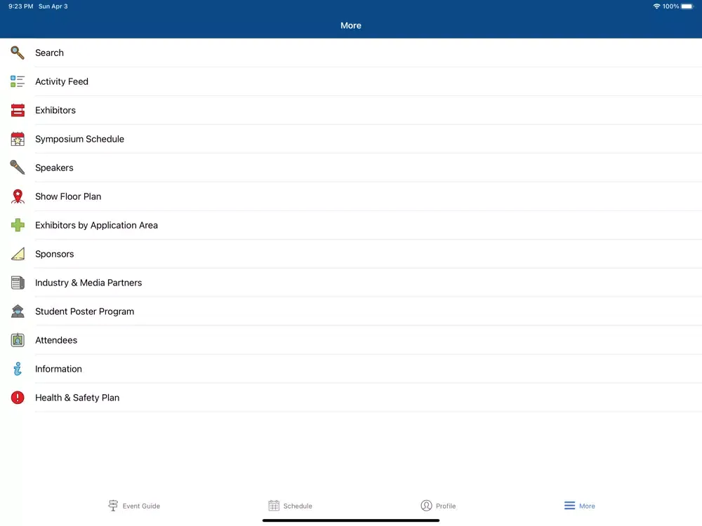 Techtextil North America 2022 iPad  स्क्रीनशॉट