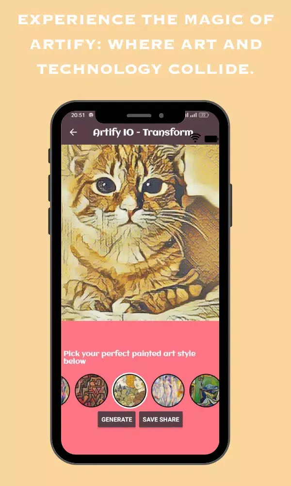 ArtiFY: AI Art Transformations應用截圖