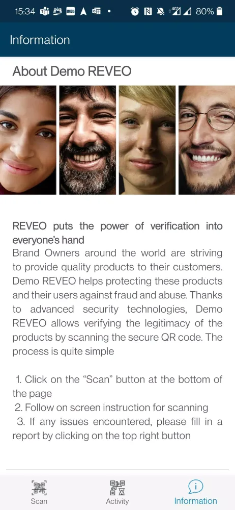 REVEO Scanner應用截圖
