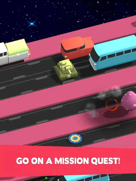 Bring Me Home-Endless Road Crossing with Hopper Hovercraft iPad  Screenshots
