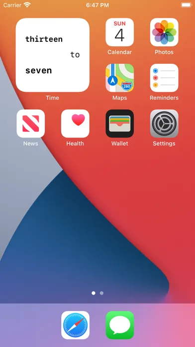 Time - Minimalist Clock Widget سکرین شاٹس