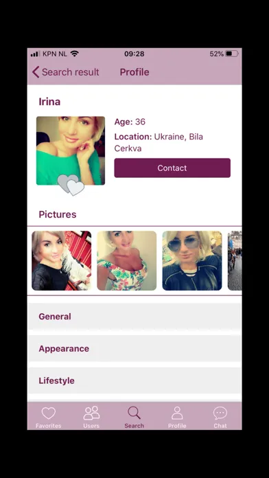 Tangkapan skrin Dating Women Ukraine - DWU