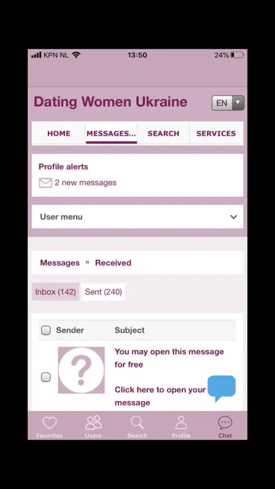 Tangkapan skrin Dating Women Ukraine - DWU