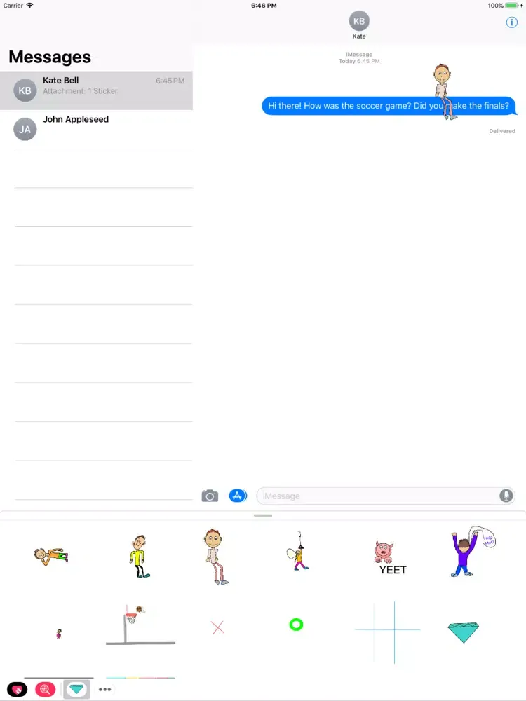 Zrzuty ekranu Cooper Sticker Pack iPad 
