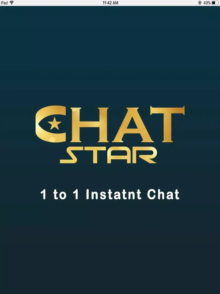 ภาพหน้าจอของ Chat Star Messenger iPad 
