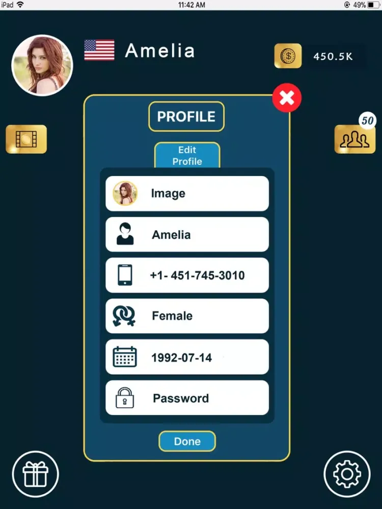 ภาพหน้าจอของ Chat Star Messenger iPad 