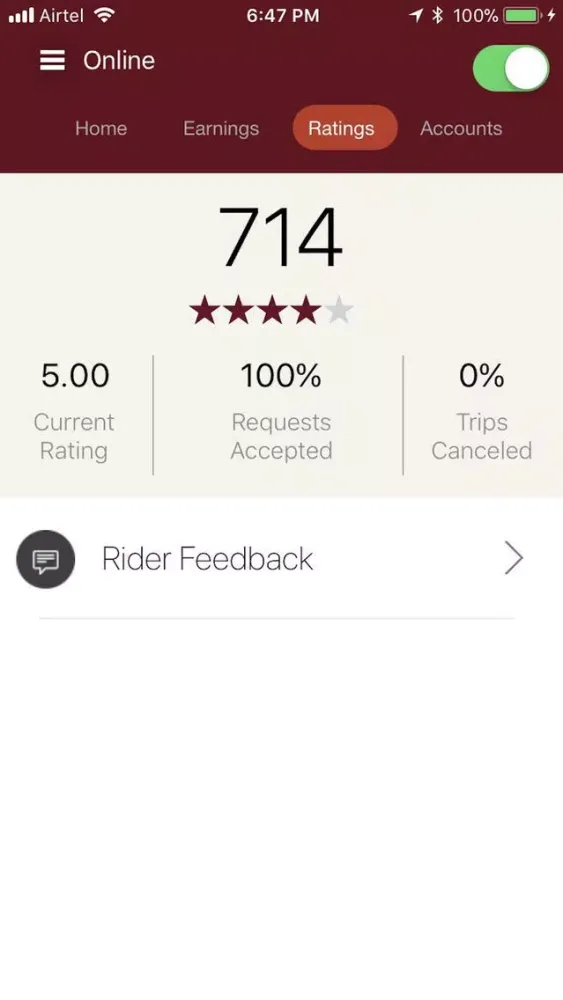 Ảnh chụp màn hình của LaTaxi Driver