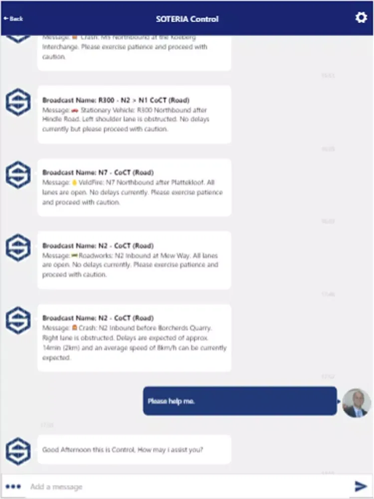 SOTERIA Social Safety App iPad  Screenshots