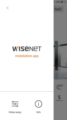 Wisenet Installation Screenshots