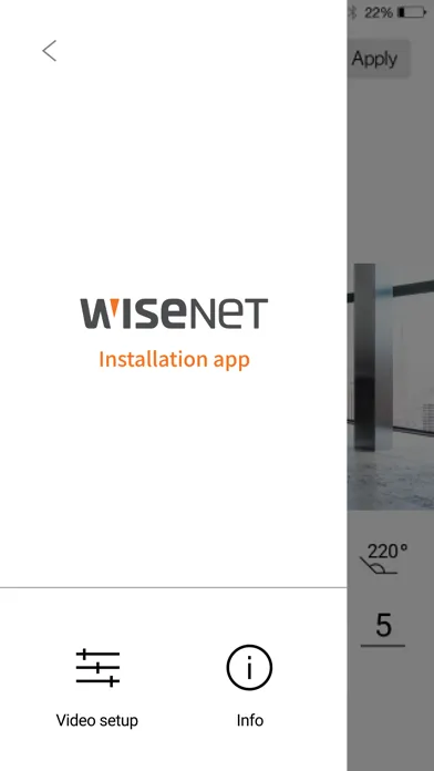 Wisenet Installation スクリーンショット