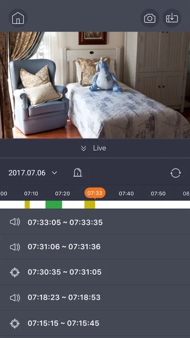 Wisenet SmartCam+ Ekran Görüntüleri