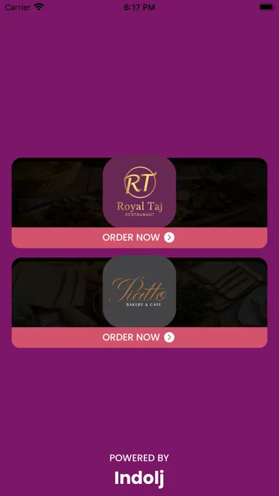 Captures d'écran de Royal Taj Restaurant