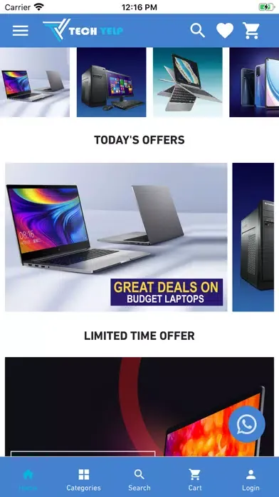 Tech Yelp Screenshots