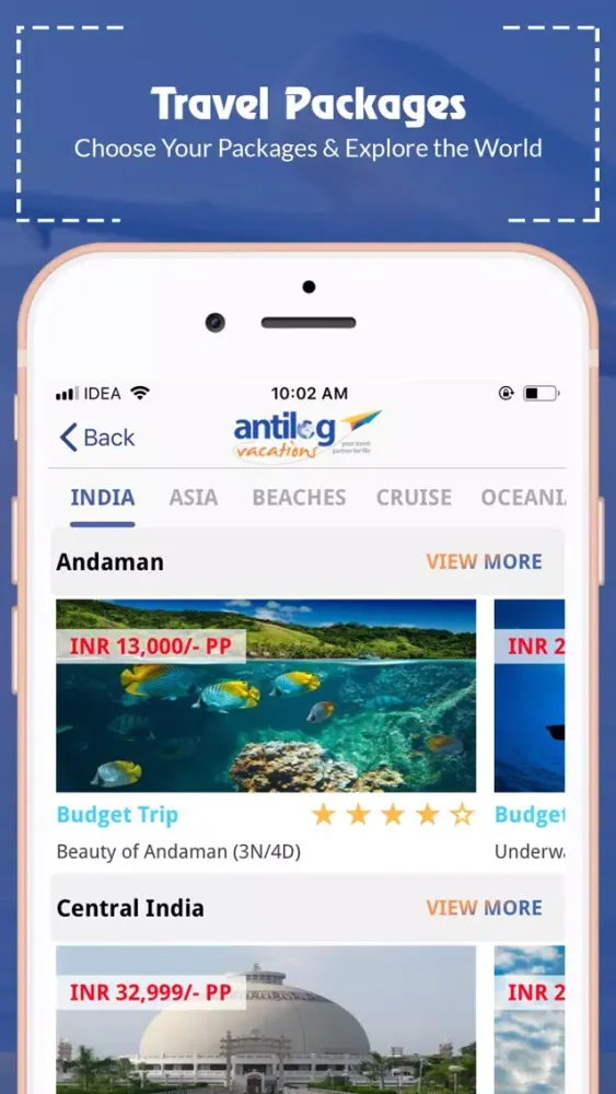 Antilog Vacations应用截图