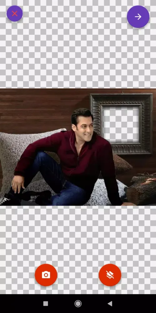 Tangkapan layar Bollywood Photo Frames Editor: