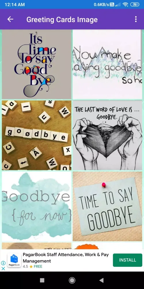Good Bye Wishes: Greetings, GI Screenshots