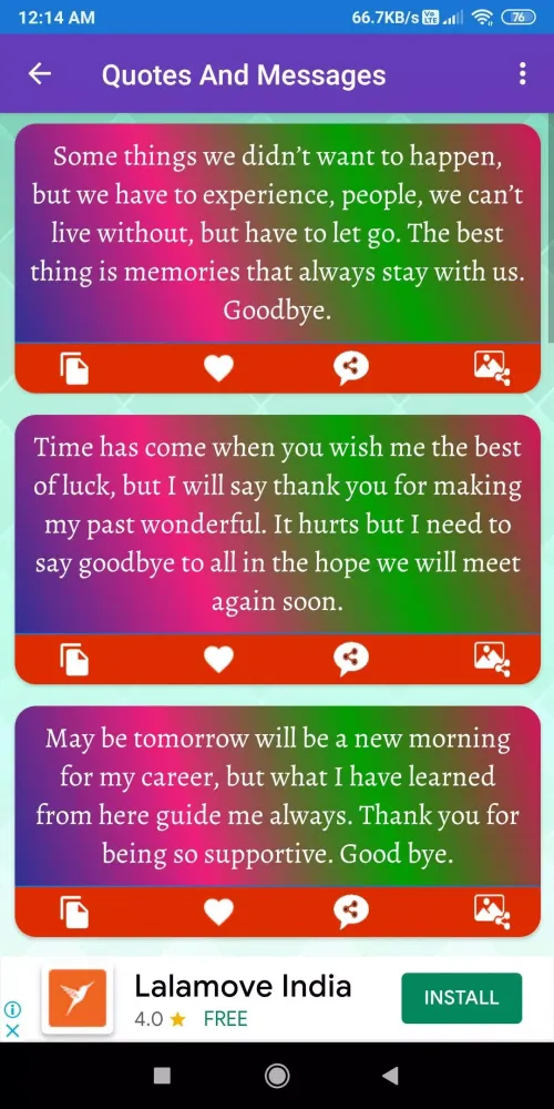 Good Bye Wishes: Greetings, GI Screenshots