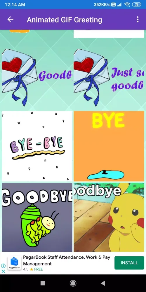Good Bye Wishes: Greetings, GI Screenshots
