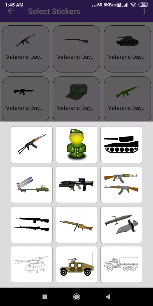 Happy Veterans Day:Greeting,Ph應用截圖