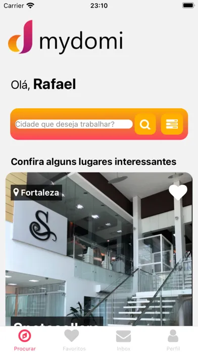 Capturas de tela do MyDomi App
