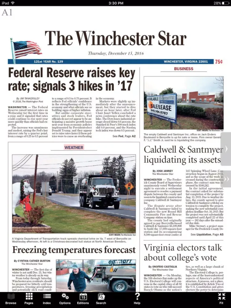 Zrzuty ekranu The Winchester Star iPad 