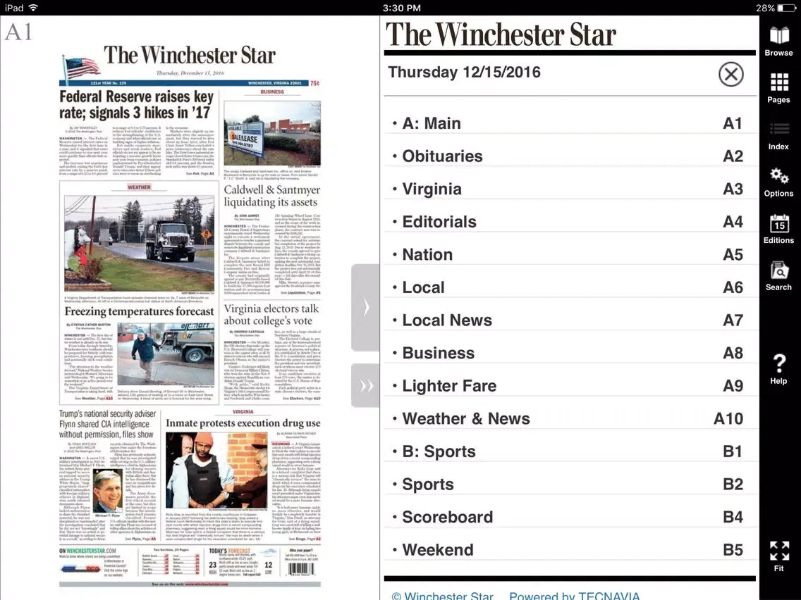 Zrzuty ekranu The Winchester Star iPad 