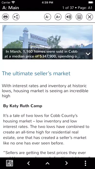 Captures d'écran de Cobb Business Journal