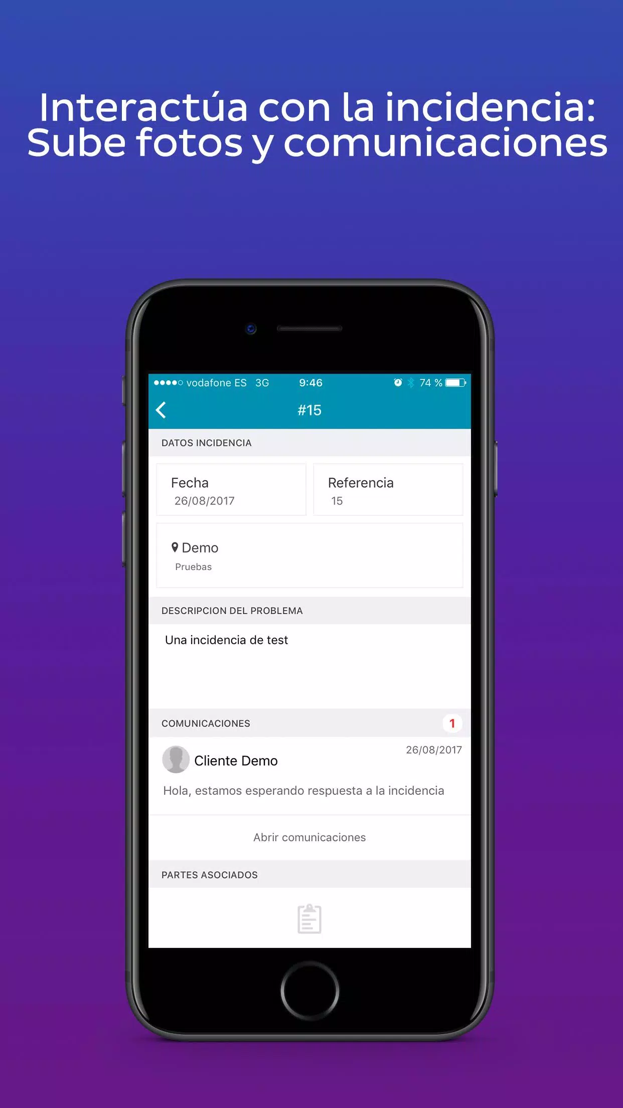 GMAO CLOUD MÓVIL CLIENTES Screenshots5