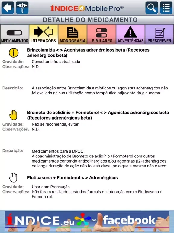 Capturas de pantalla de INDICE PRO iPad 