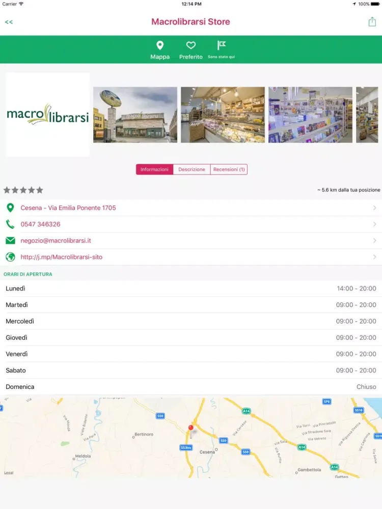 Zrzuty ekranu ViviConsapevole in Romagna iPad 