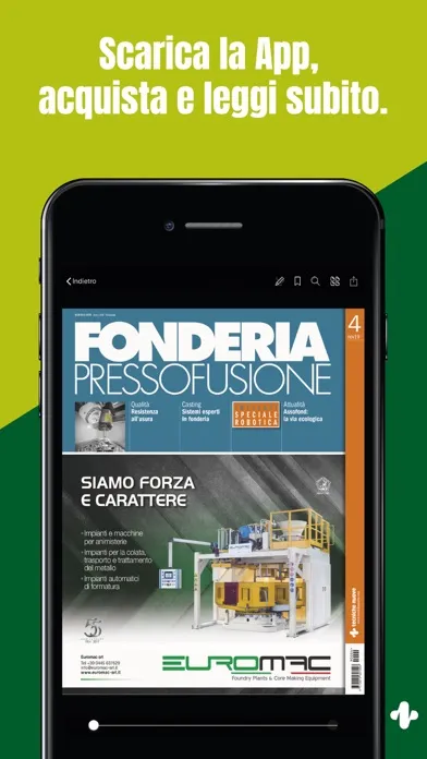 Capturas de tela do Fonderia Pressofusione