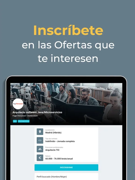 Tecnoempleo Empleo - Trabajo iPad  Ekran Görüntüleri